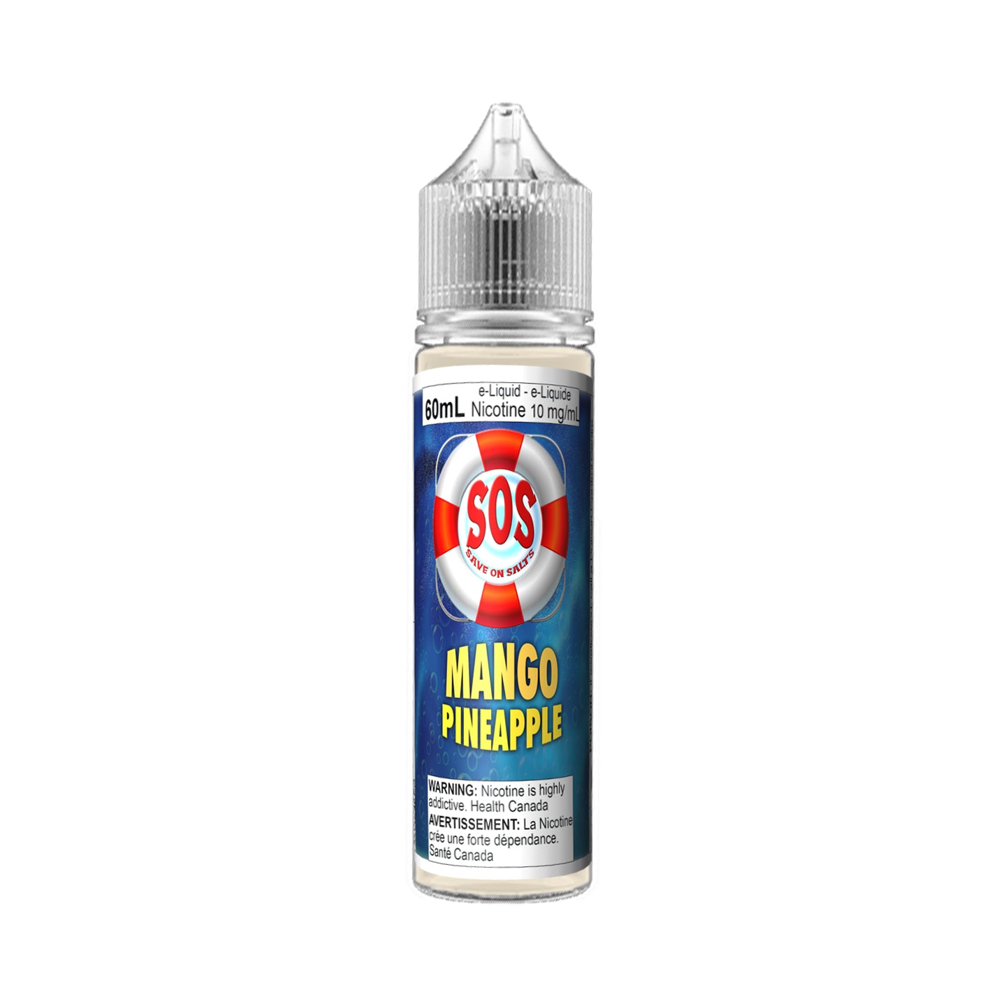 SOS Salt Nic - Mango Pineapple - Underground Vapes London