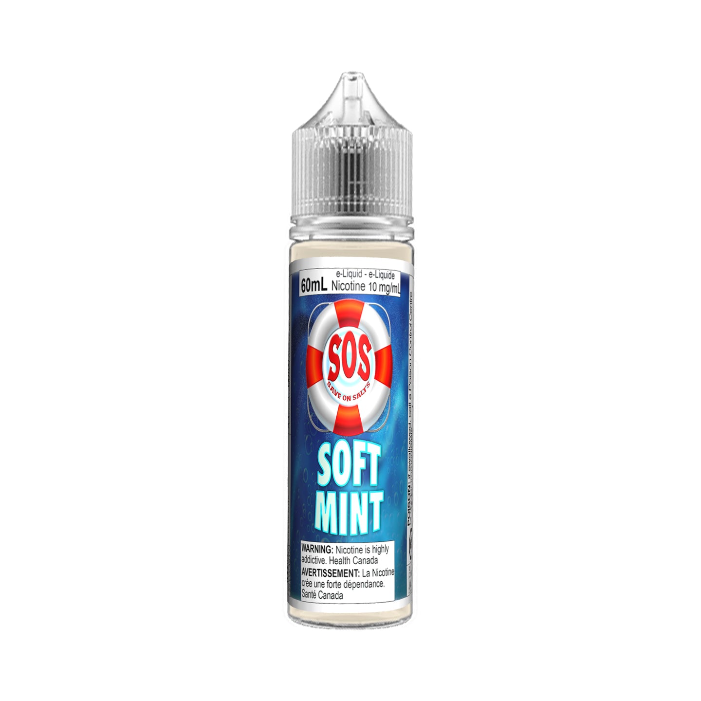 SOS Salt Nic - Soft Mint - Underground Vapes London