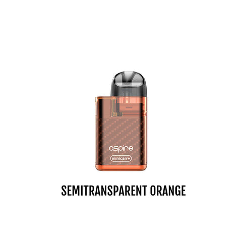 Aspire Minican Plus Collection - Semitransparent orange -  Underground Vapes London