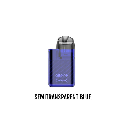 Aspire Minican Plus Collection - Semitransparent Blue -  Underground Vapes London
