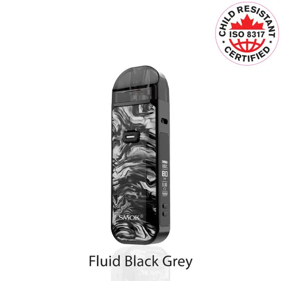 Smok Nord 5 80 W Pod Kit - Fluid Black Grey - Underground Vapes London